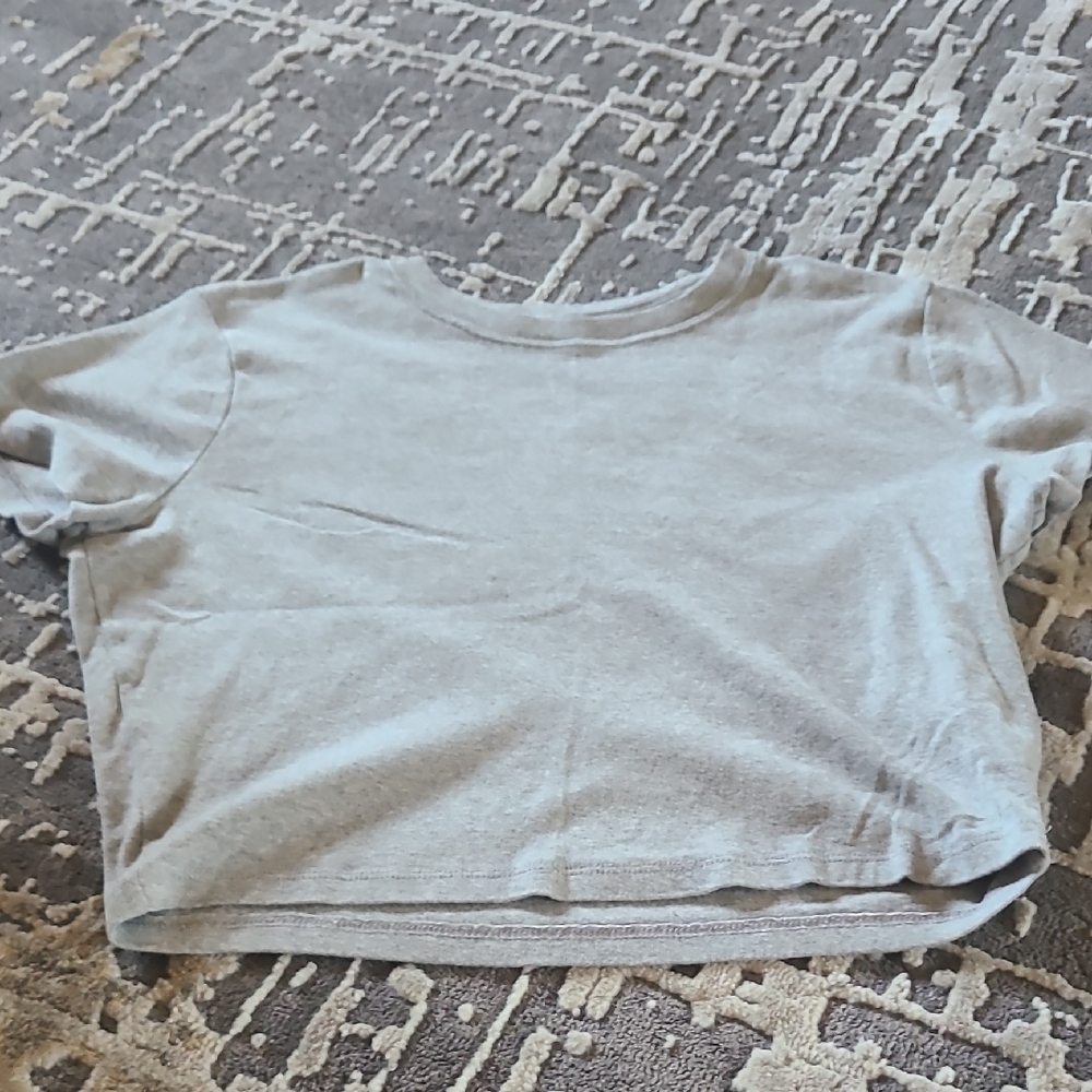 Hollister Light Gray Kids Tee